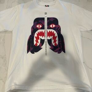 Bape Bathing Ape White T-Shirt with Graphic Print